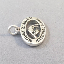 Load image into Gallery viewer, MOUNT RAINIER National Park .925 Sterling Silver Charm Pendant Washington Elk Mt. Rainier np68