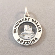 Load image into Gallery viewer, MONUMENT VALLEY ARIZONA .925 Sterling Silver Charm Pendant Navajo Tribal Park pm65