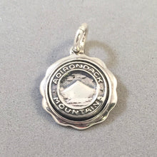 Load image into Gallery viewer, ADIRONDACK MOUNTAINS .925 Sterling Silver Charm Pendant New York Lake Placid Whiteface TY13