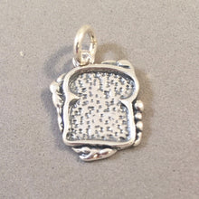 Load image into Gallery viewer, SANDWICH .925 Sterling Silver Charm Pendant Bread PBJ Peanut Butter Jelly BLT Toast KT12