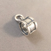 Load image into Gallery viewer, DRUM .925 Sterling Silver 3-D Charm Pendant Music Instrument Snare Drummer Band Kit Set BE03