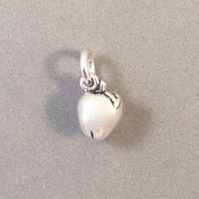 Load image into Gallery viewer, APPLE 3-D .925 Sterling Silver Charm Pendant Fruit Washington New York Michigan Teacher kt67