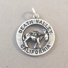 Load image into Gallery viewer, DEATH VALLEY Pack Mule .925 Sterling Silver Charm Pendant National Park CA Donkey Burro pm22