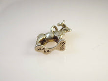 Load image into Gallery viewer, BIG HORN SHEEP .925 Sterling Silver 3-D Charm Pendant Bracelet Ram Forest Animal an09