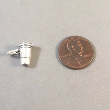 Load image into Gallery viewer, TO GO CUP .925 Sterling Silver 3-D Charm Pendant Drink Paper Barista Coffee Latte Mocha Cappuccino Java New kt05