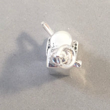 Load image into Gallery viewer, ESPRESSO MACHINE .925 Sterling Silver 3-D Charm Pendant Rome Italy Drink Coffee Barista Maker kt09