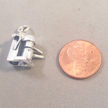 Load image into Gallery viewer, ESPRESSO MACHINE .925 Sterling Silver 3-D Charm Pendant Rome Italy Drink Coffee Barista Maker kt09
