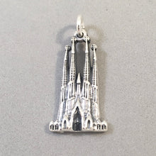 Load image into Gallery viewer, LA SAGRADA FAMILIA .925 Sterling Silver Charm Pendant Barcelona Spain Church Souvenir tp07