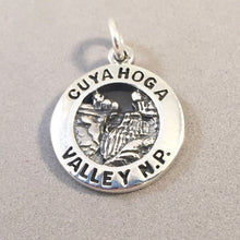 Load image into Gallery viewer, CUYAHOGA VALLEY National Park .925 Sterling Silver Charm Pendant Brandywine Falls Ohio Souvenir np60