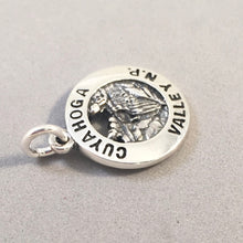 Load image into Gallery viewer, CUYAHOGA VALLEY National Park .925 Sterling Silver Charm Pendant Brandywine Falls Ohio Souvenir np60