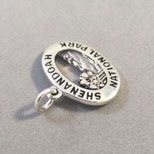 Load image into Gallery viewer, SHENANDOAH National Park .925 Sterling Silver Charm Pendant Virginia Mountains Travel Souvenir np65
