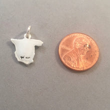 Load image into Gallery viewer, SPAIN MAP .925 Sterling Silver Charm Pendant Europe Barcelona Madrid Granada Seville Country Souvenir ct18-sp