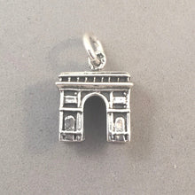 Load image into Gallery viewer, ARC DE TRIOMPHE .925 Sterling Silver 3-D Charm Pendant Triumph France Champs-Elysess Travel Souvenir tf16