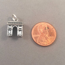 Load image into Gallery viewer, ARC DE TRIOMPHE .925 Sterling Silver 3-D Charm Pendant Triumph France Champs-Elysess Travel Souvenir tf16