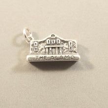 Load image into Gallery viewer, ALAMO .925 Sterling Silver 3-D Charm Pendant The Battle at San Antonio Texas Historical Park tw28