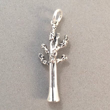Load image into Gallery viewer, SEQUOIA TREE .925 Sterling Silver 3-D Charm Pendant Garden National Park California FF02