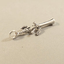 Load image into Gallery viewer, SEQUOIA TREE .925 Sterling Silver 3-D Charm Pendant Garden National Park California FF02