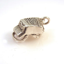 Load image into Gallery viewer, ACCORDION .925 Sterling Silver 3-D Charm Pendant Music Instrument Accordionist Player OK01