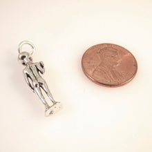 Load image into Gallery viewer, ALIEN .925 Sterling Silver 3-D Charm Pendant UFO Martian Outer Space Extraterrestrial Roswell tw37