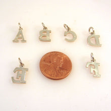 Load image into Gallery viewer, ALPHABET .925 Sterling Silver Charm Pendant Letter Initial High Polished LT-M