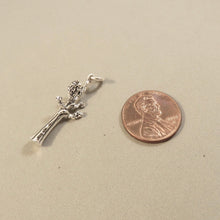 Load image into Gallery viewer, SEQUOIA TREE .925 Sterling Silver 3-D Charm Pendant Garden National Park California FF02