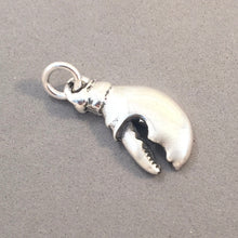 Load image into Gallery viewer, CLAW .925 Sterling Silver Charm Pendant Stone Crab Lobster Beach Ocean Kitchen Florida Maine nt49