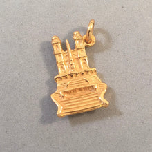 Load image into Gallery viewer, THE SPANISH STEPS Gold Plated .925 Sterling Silver Charm Pendant Rome Italy Church Plaza Souvenir Landmark italian Europe Travel tI22G