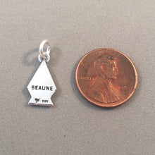 Load image into Gallery viewer, BEAUNE .925 Sterling Silver Charm Pendant Hospices Hotel-Dieu Tile Roof Burgundy France Souvenir tf28