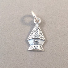 Load image into Gallery viewer, BEAUNE .925 Sterling Silver Charm Pendant Hospices Hotel-Dieu Tile Roof Burgundy France Souvenir tf28