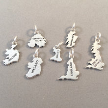 Load image into Gallery viewer, ARGENTINA MAP .925 Sterling Silver Charm Pendant Buenos Aires Cordoba America Country Souvenir ct18-ag