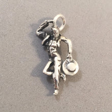 Load image into Gallery viewer, FLAMENCO DANCER MALE .925 Sterling Silver 3-D Charm Pendant Spain Spanish Barcelona Madrid tp10