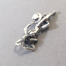 Load image into Gallery viewer, FLAMENCO DANCER MALE .925 Sterling Silver 3-D Charm Pendant Spain Spanish Barcelona Madrid tp10