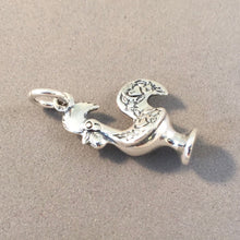 Load image into Gallery viewer, BARCELOS ROOSTER .925 Sterling Silver Charm Pendant Lisbon Portugal Vincent Tourist Travel Souvenir tp02