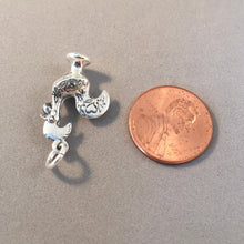 Load image into Gallery viewer, BARCELOS ROOSTER .925 Sterling Silver Charm Pendant Lisbon Portugal Vincent Tourist Travel Souvenir tp02