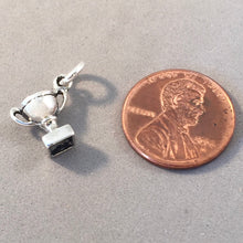 Load image into Gallery viewer, TROPHY .925 Sterling Silver Small 3-D Charm Pendant Winner 1st Place Championship Tournament sp08