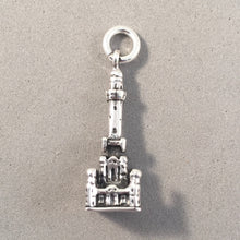 Load image into Gallery viewer, CHICAGO WATER TOWER .925 Sterling Silver Charm Pendant Illinois Tourist Travel Souvenir tu36