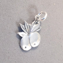Load image into Gallery viewer, ORANGES .925 Sterling Silver Charm Pendant Fruit Florida California Seville Food Kitchen KT51
