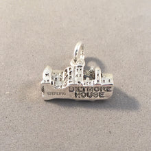 Load image into Gallery viewer, BILTMORE HOUSE .925 Sterling Silver 3-D Charm Pendant Asheville North Carolina Estate Travel Souvenir tu34