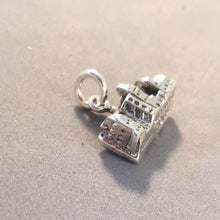 Load image into Gallery viewer, BILTMORE HOUSE .925 Sterling Silver 3-D Charm Pendant Asheville North Carolina Estate Travel Souvenir tu34