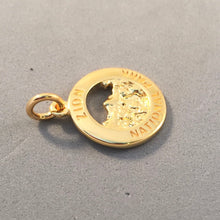 Load image into Gallery viewer, ZION National Park Gold Plated .925 Sterling Silver Charm Pendant Utah Virgin River Zion Canyon np43g