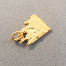 Load image into Gallery viewer, NEUSCHWANSTEIN CASTLE Gold Plated .925 Sterling Silver 3-D Charm Pendant Europe Fussen Germany Fairytale Bavaria Munich tg09g