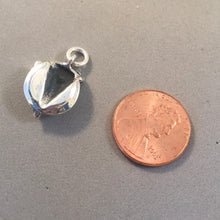 Load image into Gallery viewer, PIE SLICE .925 Sterling Silver 3-D Charm Pendant Dessert Sweets Apple Cherry Food Kitchen Baking KT69
