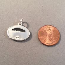 Load image into Gallery viewer, CRATER LAKE Enamel .925 Sterling Silver Charm Pendant Oregon National Park NP73E