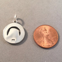 Load image into Gallery viewer, DEVILS TOWER National Monument .925 Sterling Silver Double Sided Charm America's 1st Bear Lodge Pendant Park Wyoming  pm18