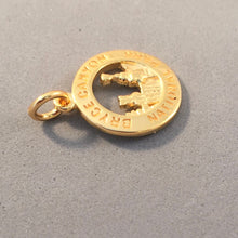 Load image into Gallery viewer, BRYCE CANYON Gold Plated .925 Sterling Silver Charm Pendant National Park Utah Hoodoo Traveling Kings np44g