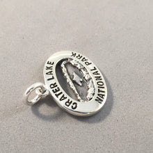 Load image into Gallery viewer, CRATER LAKE .925 Sterling Silver Charm Pendant Oregon National Park NP73