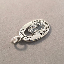 Load image into Gallery viewer, ACADIA National Park RAVEN'S NEST .925 Sterling Silver Charm Pendant Souvenir Maine np55
