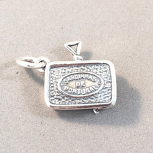 Load image into Gallery viewer, SARDINES IN A CAN .925 Sterling Silver 3-D Charm Pendant Lisbon Setubal Portugal Tourist Travel Souvenir Sardinhas Tin TP01