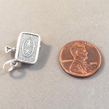 Load image into Gallery viewer, SARDINES IN A CAN .925 Sterling Silver 3-D Charm Pendant Lisbon Setubal Portugal Tourist Travel Souvenir Sardinhas Tin TP01