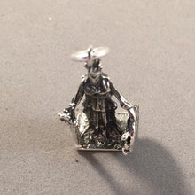 Load image into Gallery viewer, ATHENA .925 Sterling Silver 3-D Charm Pendant Goddess Warrior Athens Greece Greek tk03